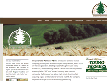 Tablet Screenshot of iroquoisvalleyfarms.com
